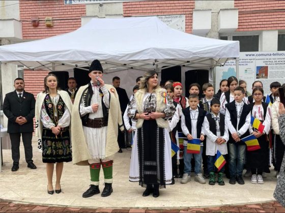 1 Decembrie, moment de sărbătoare la Teliuc
