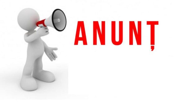 Anunt promovare